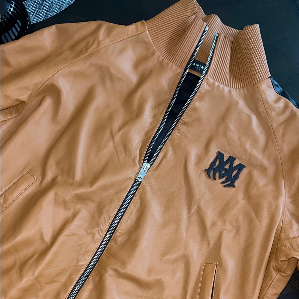 AmiriTan Leather Jacket